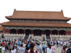 The entrance to the Forbidden City. Not so "forbidden" any more!